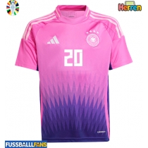 Deutschland Benjamin Henrichs #20 Auswärtstrikot EM 2024 Kurzarm